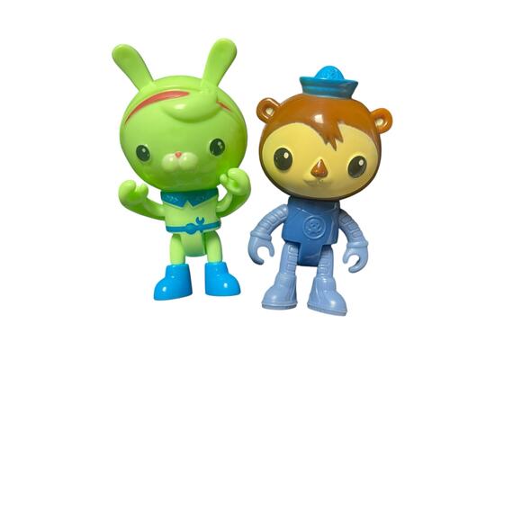 Fisher-Price Octonauts Barnacles & Tweak Figures Lot 2014 Toys 3” Set Preowned - Picture 2 of 7